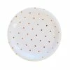 Illume Partyware Wedding Tableware Rose Gold Spot Paper Dessert Plates