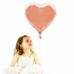 Illume Partyware Rose Gold Foil Heart Balloon WEDDINGS