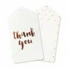Illume Partyware Rose Gold Thank You Tags Gift/Name Tags
