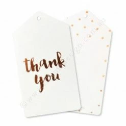 Illume Partyware Rose Gold Thank You Tags Gift/Name Tags