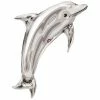 Favor Lane Shape + Novelty Foil Balloons Silver Foil Dolphin Balloon