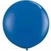 Qualatex 90cm Jumbo Round Balloon - Sapphire Blue 75cm + 90cm Round Latex Balloons
