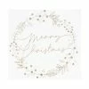 Ginger Ray Gold Foiled Merry Christmas Wreath Christmas Napkins Napkins - Prints + Shapes
