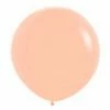 Qualatex 90cm Jumbo Round Balloon - Blush Peach WEDDINGS