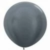 Qualatex WEDDINGS 90cm Jumbo Round Balloon - Graphite