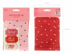 PartyDeco WEDDINGS Love Is In The Air Paper Treat Bags + Stickers