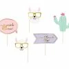 PartyDeco Llama Photo Props