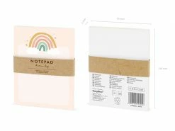 Favor Lane Party Props + Tattoos Dream Big Mini Rainbow Notepad Party Favour