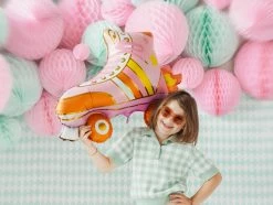 Favor Lane Shape + Novelty Foil Balloons Glossy Foil Roller Skate Balloon