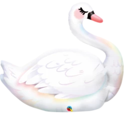Favor Lane Foil Swan Balloon