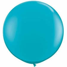 Qualatex 90cm Jumbo Round Balloon - Tropical Teal