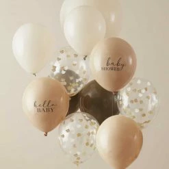Ginger Ray Neutral Baby Shower Balloon Bundle Balloon Bouquets