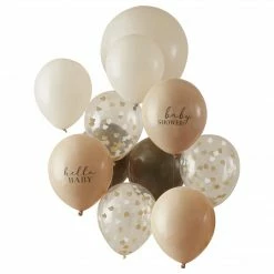 Ginger Ray Neutral Baby Shower Balloon Bundle Balloon Bouquets