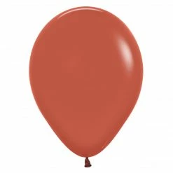 Favor Lane 30cm Plain Latex Balloons 30cm Terracotta Balloon