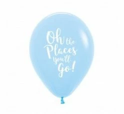 Favor Lane 30cm Plain Latex Balloons 30cm 'Oh The Places You'll Go' Balloon