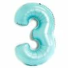 Favor Lane Pastel Blue 100cm Number 3 Balloon 2 Favor Lane Pastel Blue 100cm Number 3 Balloon