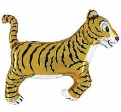 Favor Lane Shape + Novelty Foil Balloons Jumbo Tiger Foil Balloon