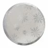 Ginger Ray Silver Foiled Snowflake Paper Plates TABLEWARE