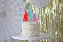 Kiki Sprinkles Cake Toppers BOTTLE BRISTLE TREES - Cake Topper Set