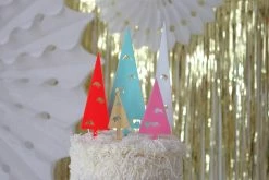 Kiki Sprinkles Cake Toppers BOTTLE BRISTLE TREES - Cake Topper Set
