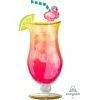 Favor Lane Bridal Shower/Hens Party Jumbo Flamingle Tropical Drink SuperShape Balloon