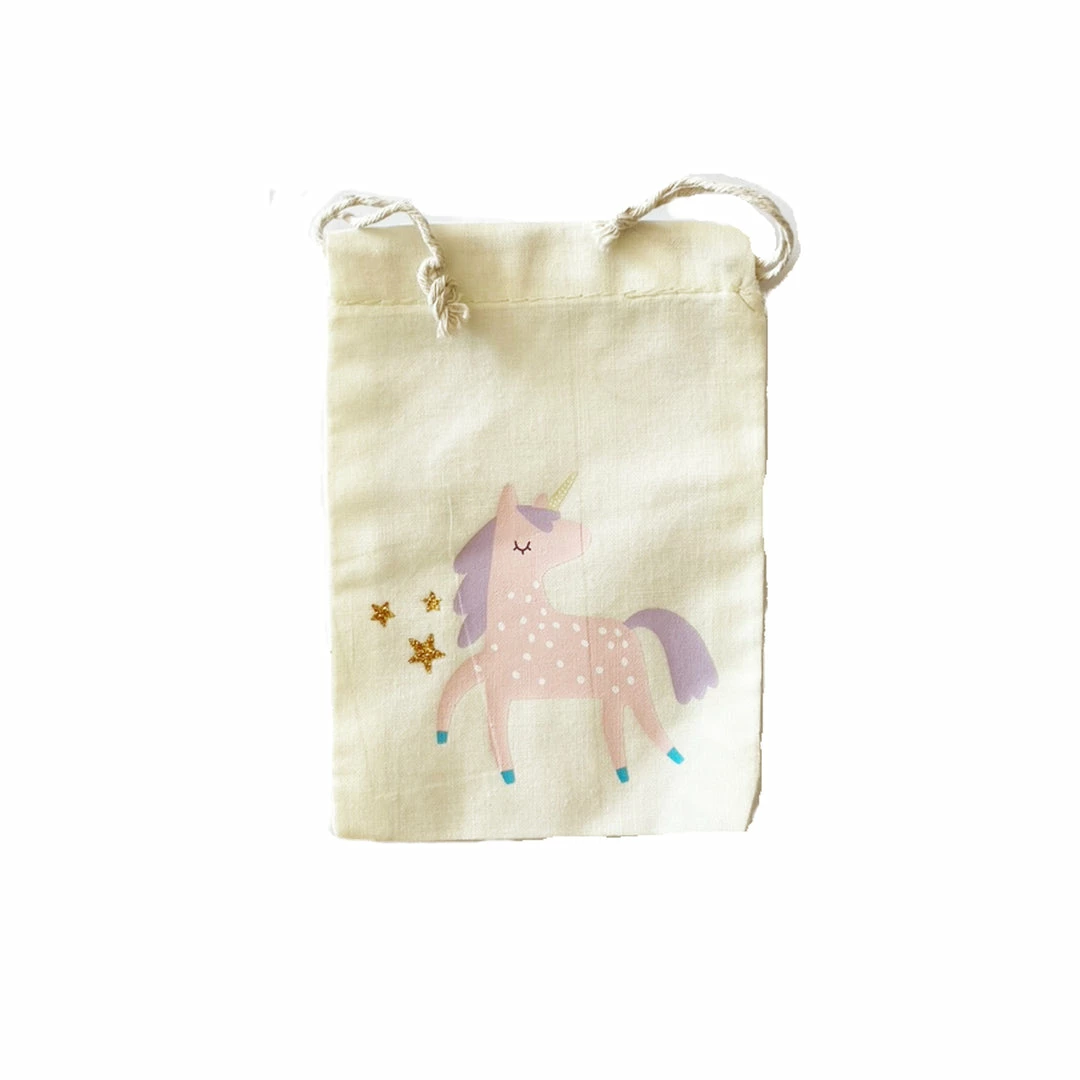 Favor Lane Calico Party Favour Bag - Unicorn Sparkle 3 Favor Lane Calico Party Favour Bag - Unicorn Sparkle