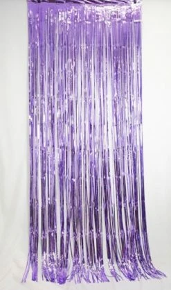 Favor Lane Lavender Fringe Curtain Backdrop