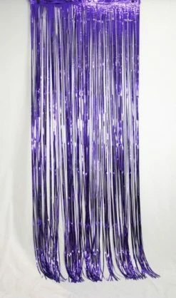 Favor Lane Backdrops Purple Fringe Curtain Backdrop