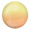 Favor Lane Ombré 40cm Shiny Orbz Balloon Yellow + Orange