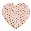Ginger Ray Heart Print Paper Heart Plates 8pk WEDDINGS